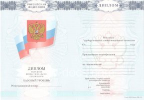 Диплом колледжа 2007-2010 в Щёлково